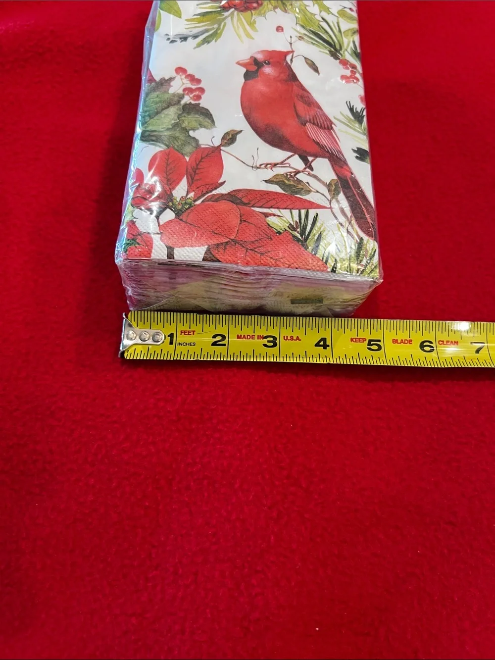 Red Cardinal Paper Napkins 3-Ply 36 Count New in Package